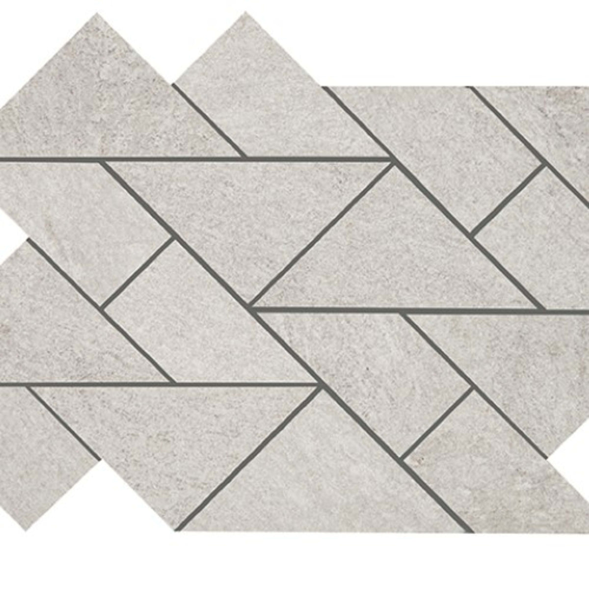 Owen Stone in Bunny Triangle Mosaic 8 1/2"x14 1/2" Tile