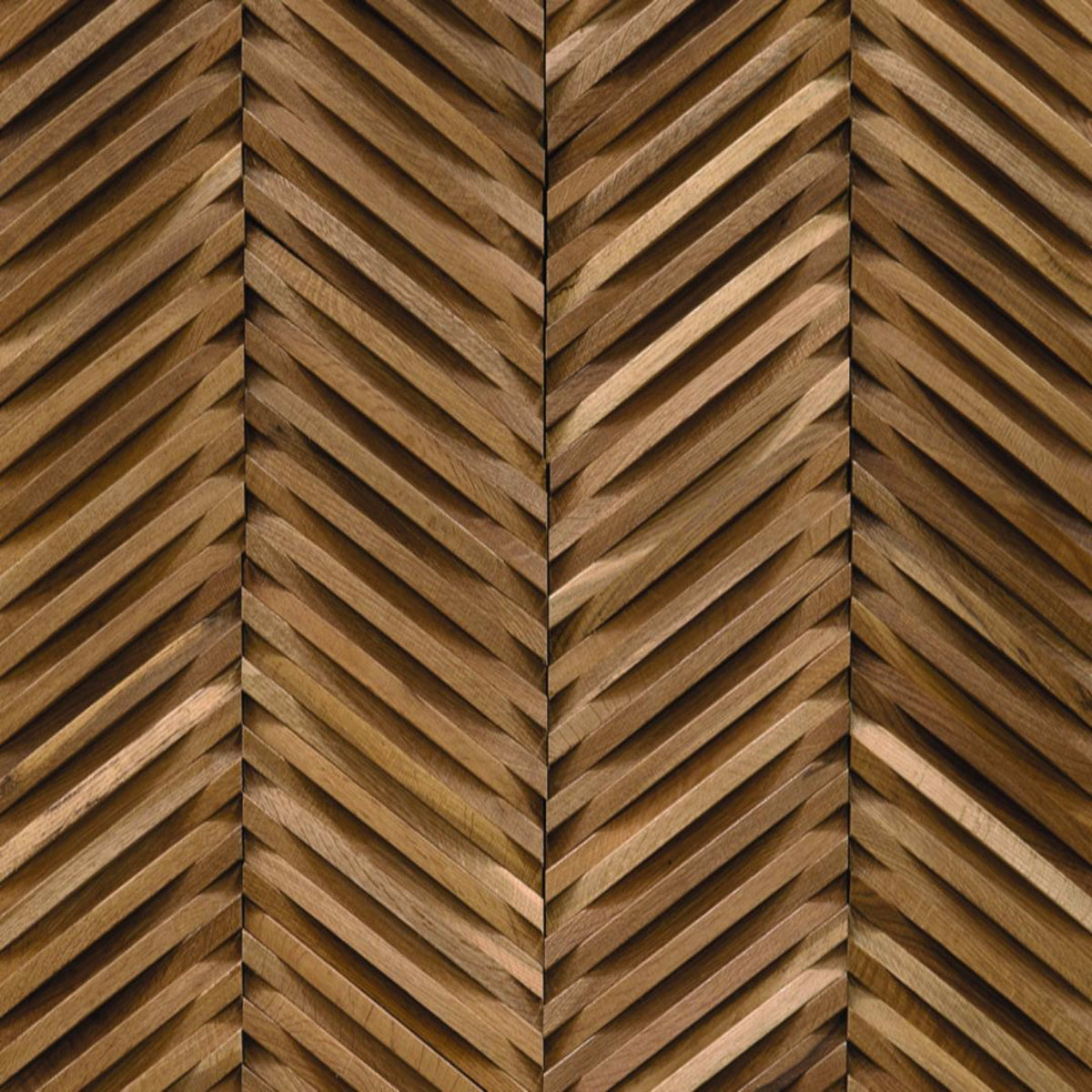 Wall - Inceptiv - Curva Chevron in Olde Dutch Hardwood