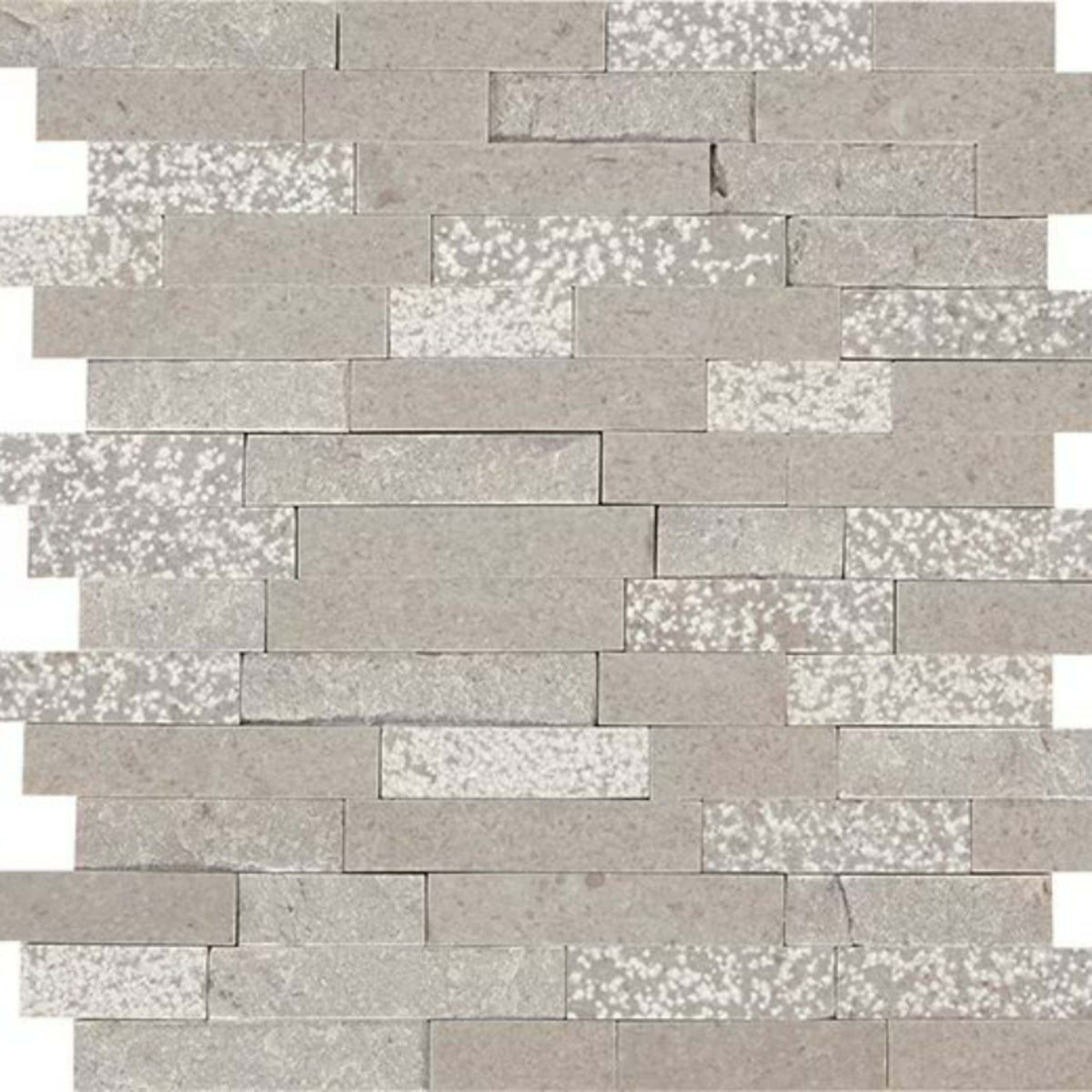 Presario in Meta Silver-Random Linear Natural Stone