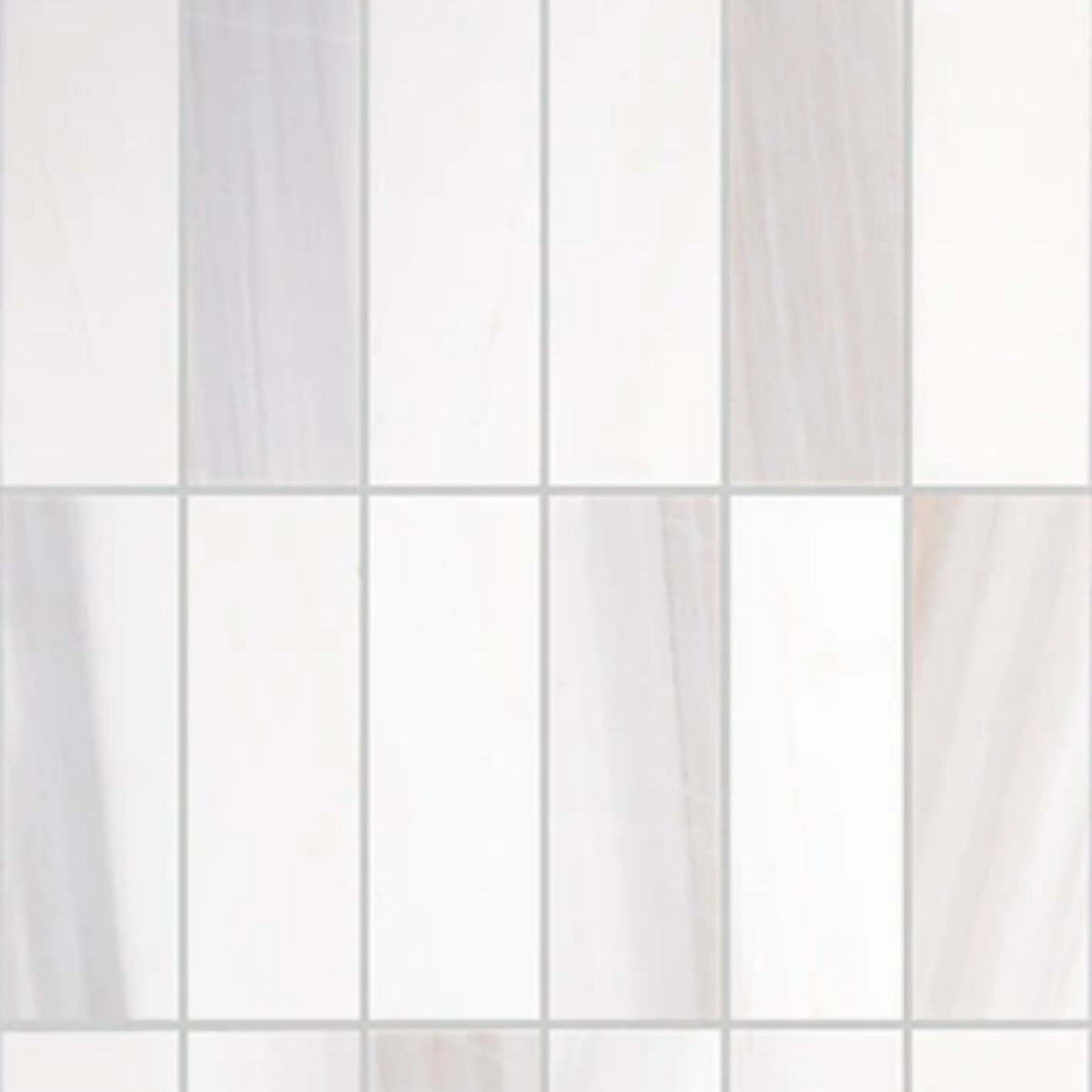 Perfit Mosaix in Calacatta Dolomiti Straight Stack Tile
