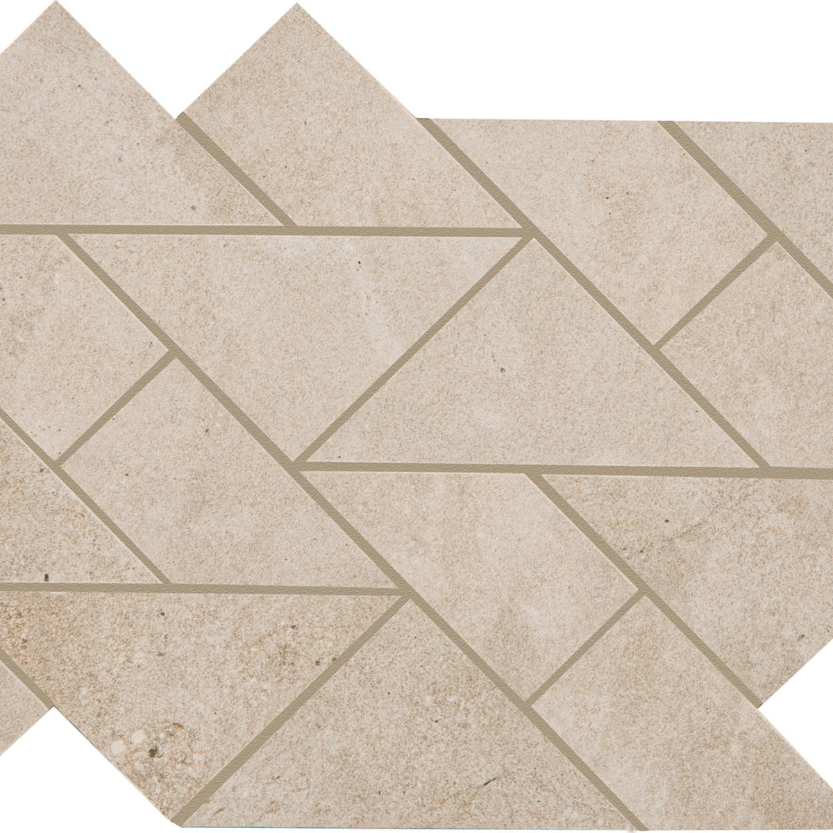 Portugal in Grand Rose Mosaic 1"x2" Tile