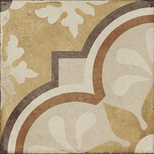 Quartetto in Warm Grande Fiore Tile