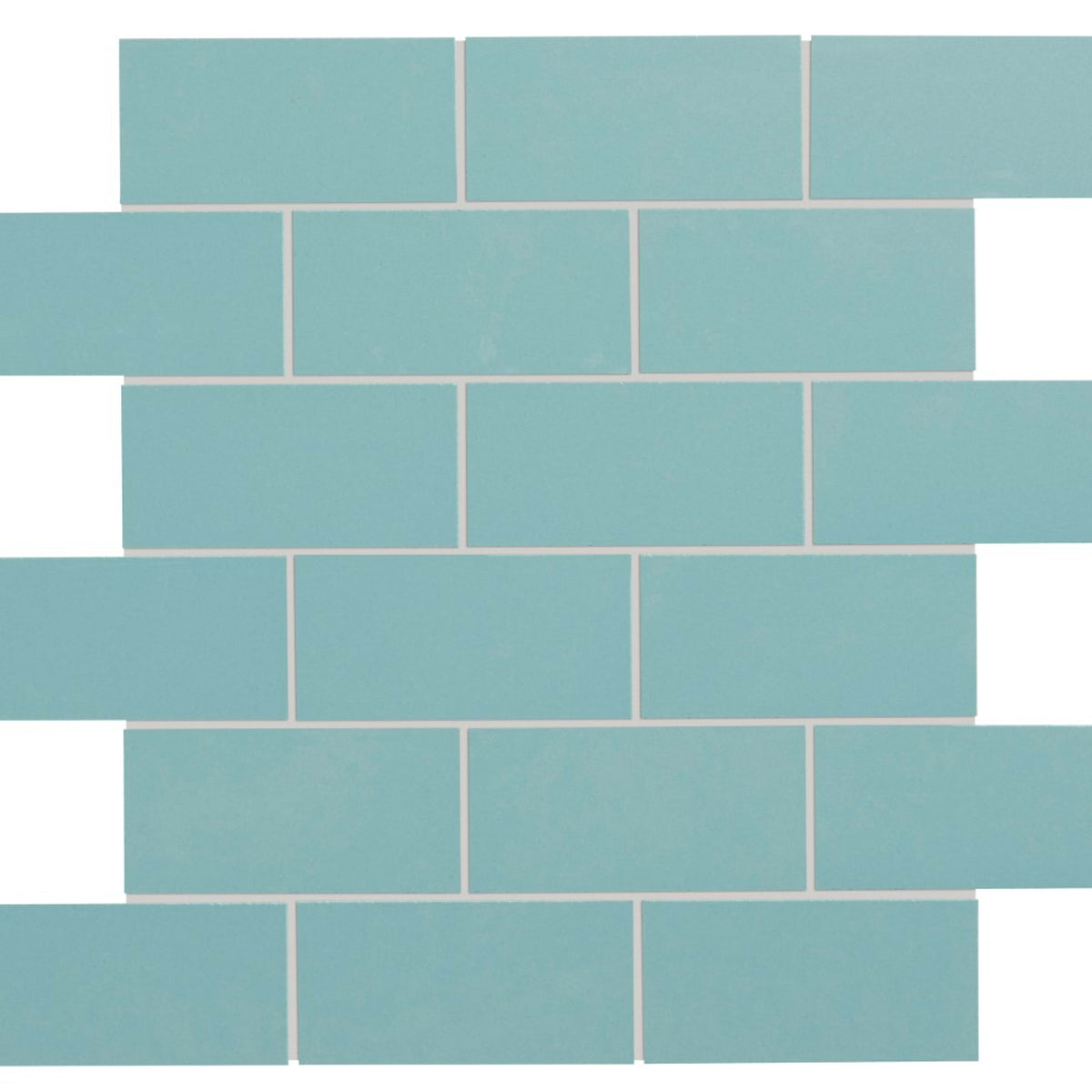 Retroactive 2.0 in Gulf Breeze Mosaic 2"x4" Tile