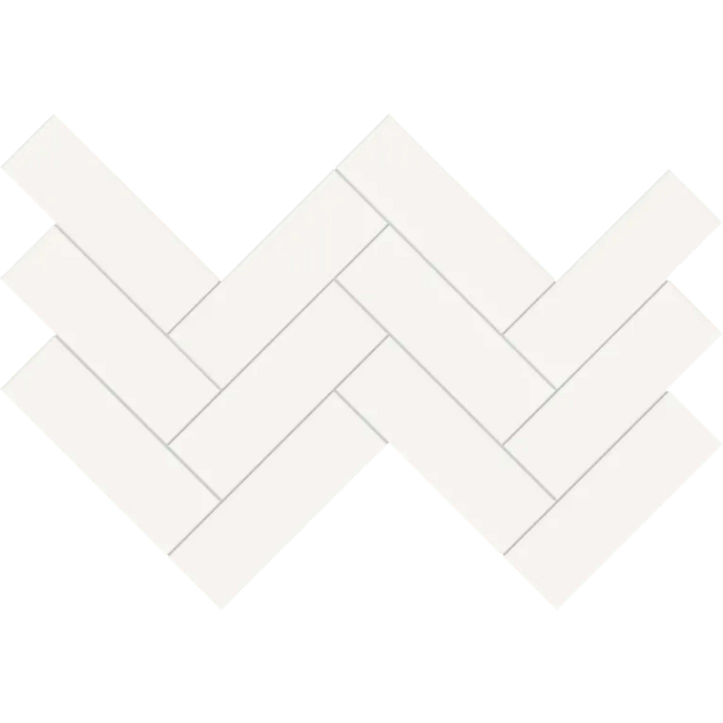 S-Series-2x6 in Canvas White Herringbone Tile