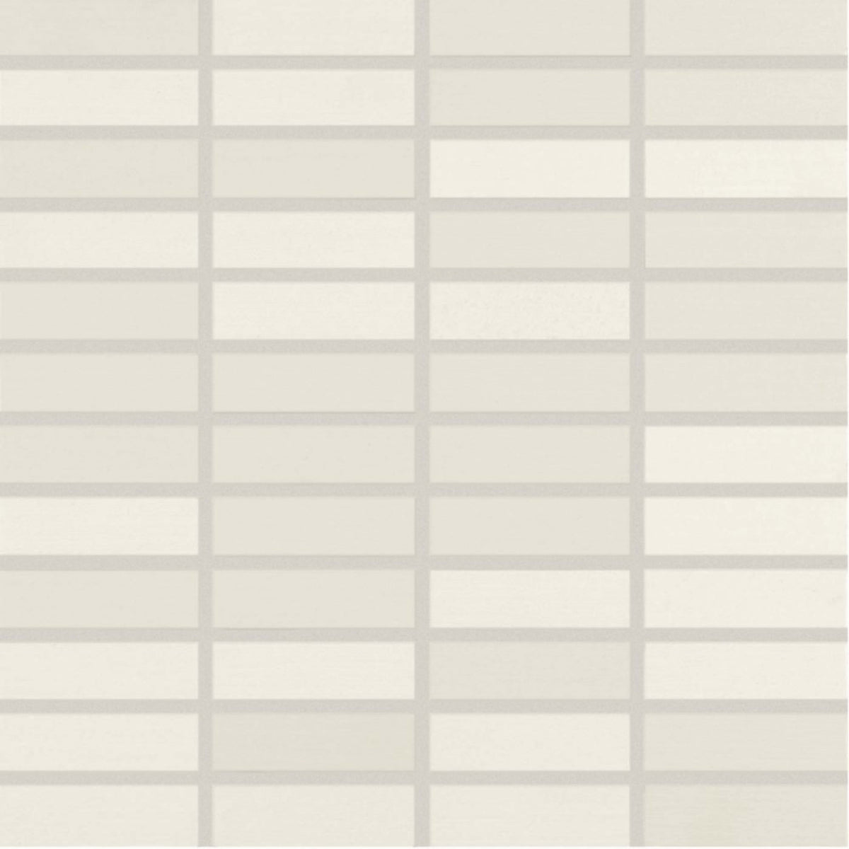 Shades 2.0 in Whites Linear Mosaic 1"x3" Tile