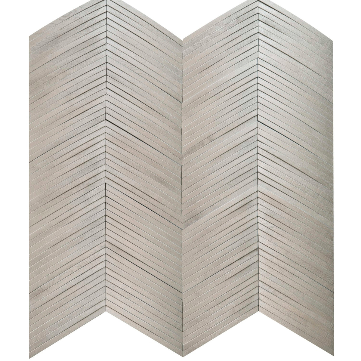 Wall - Inceptiv - Ark Chevron in Silver Hardwood