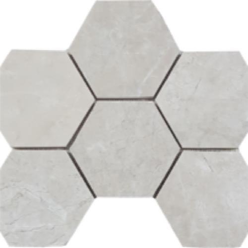 Chateaux in Brushed Hexagon 4" Mosaic Natural Stone