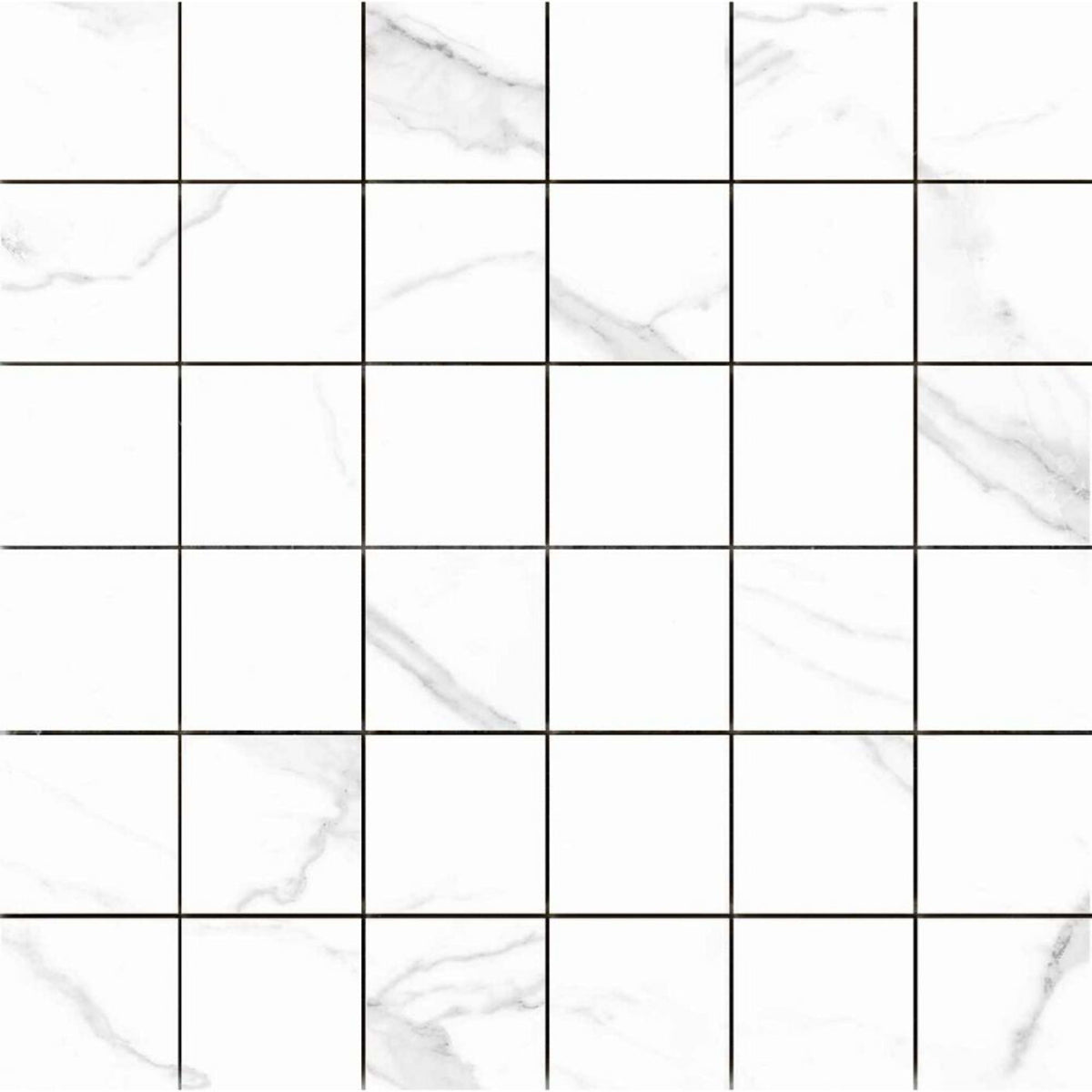 Naos in White 2x2 Tile