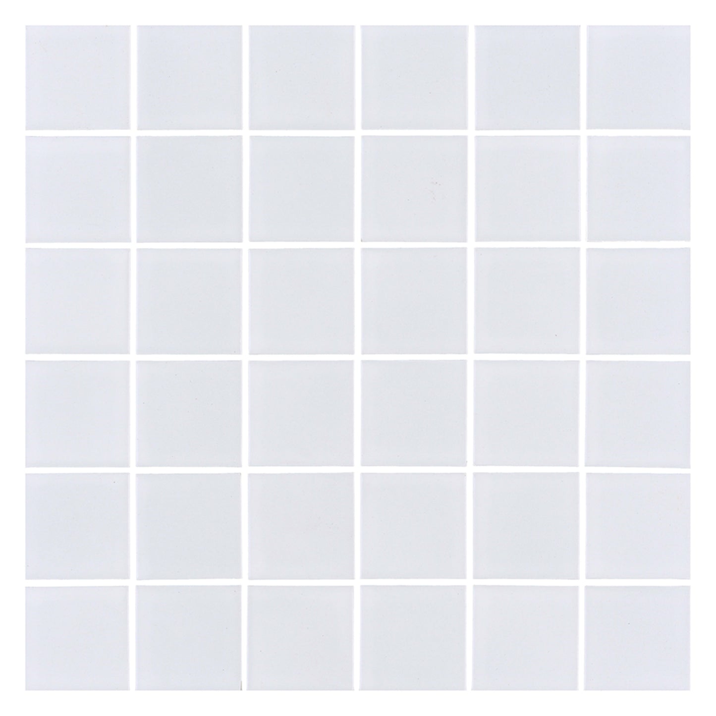 Urban Textures in White 2x2 Mosaic Tile
