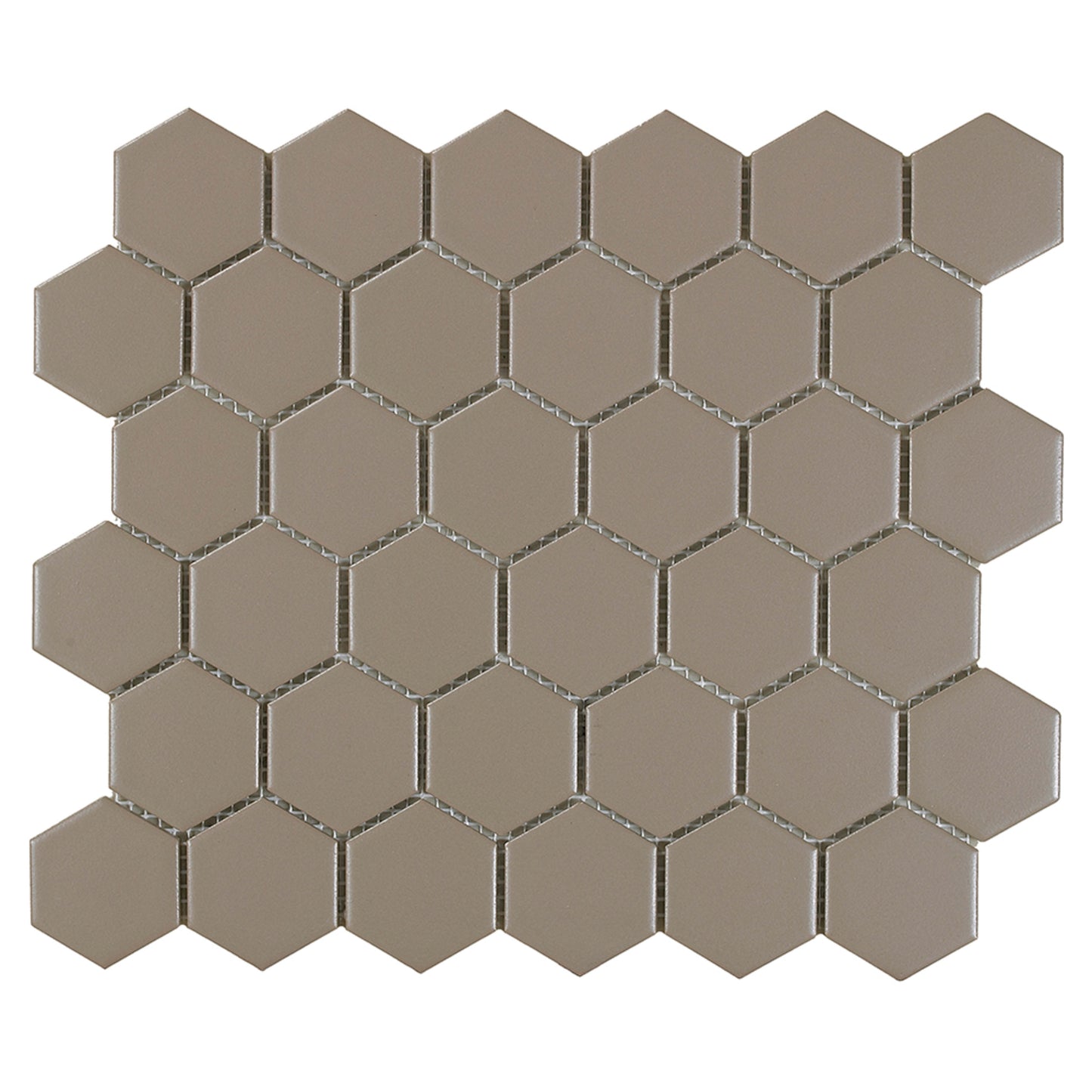 Urban Textures in Gray 2" Hexagon Tile