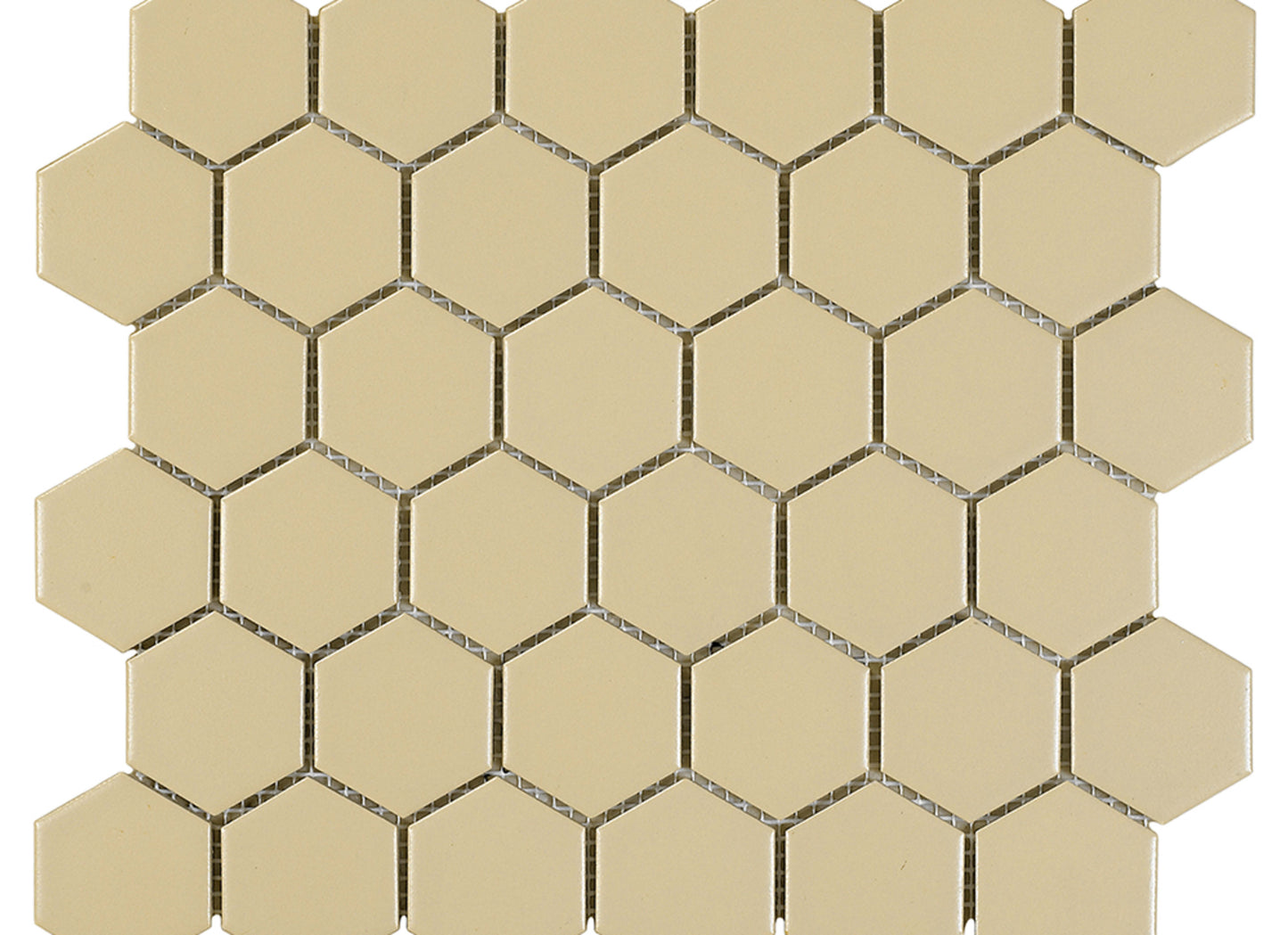 Urban Textures in Beige 2" Hexagon