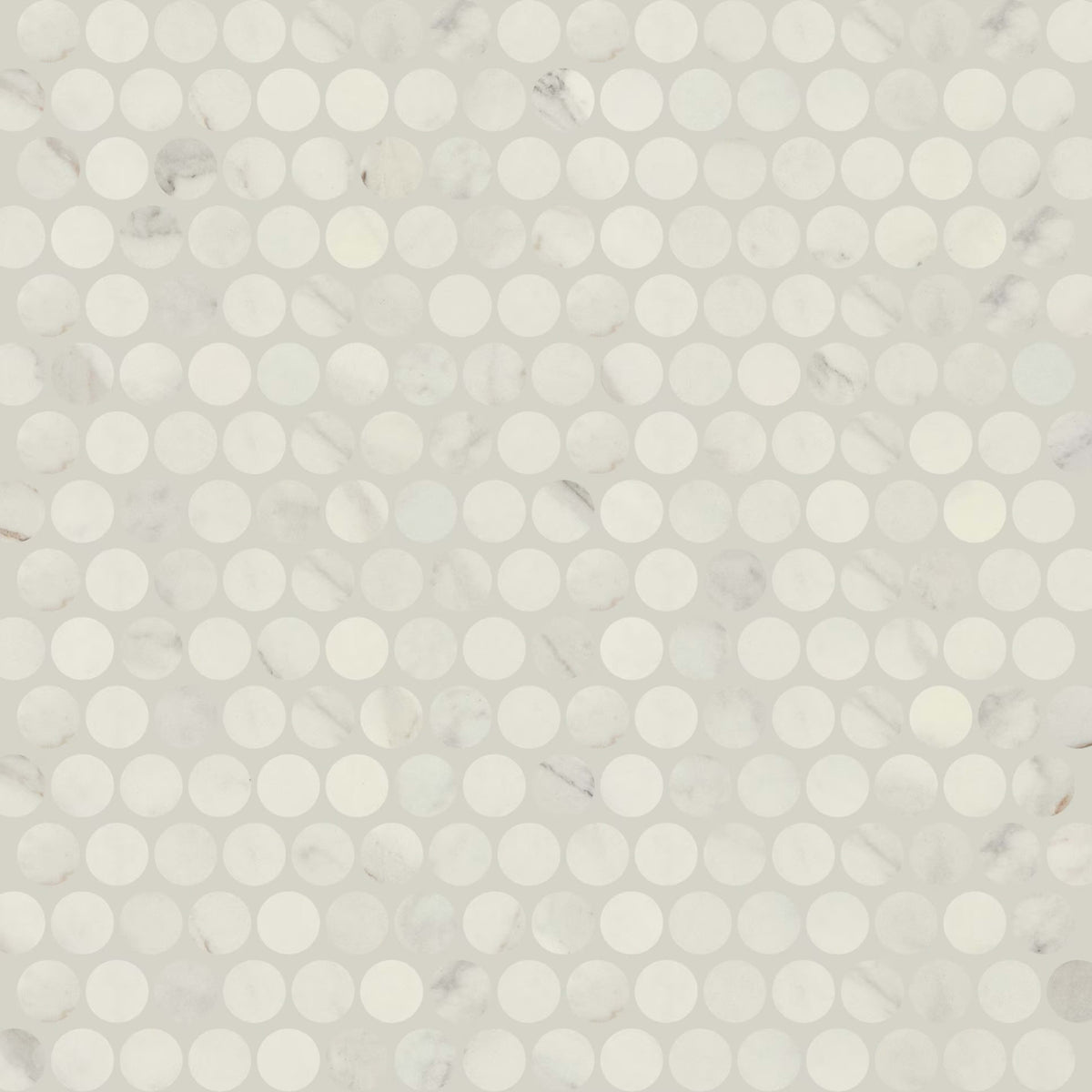 Famed in Diamond Penny Rounds Tile