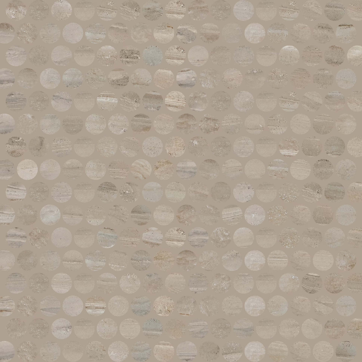 Famed in Luxe Penny Rounds Tile