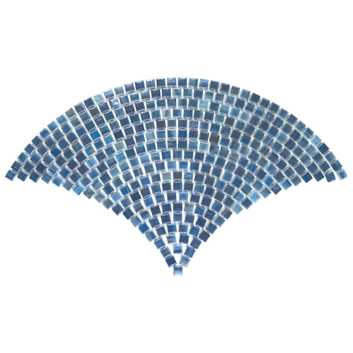 Fantasy in Maritime Fanfare Glass Tile