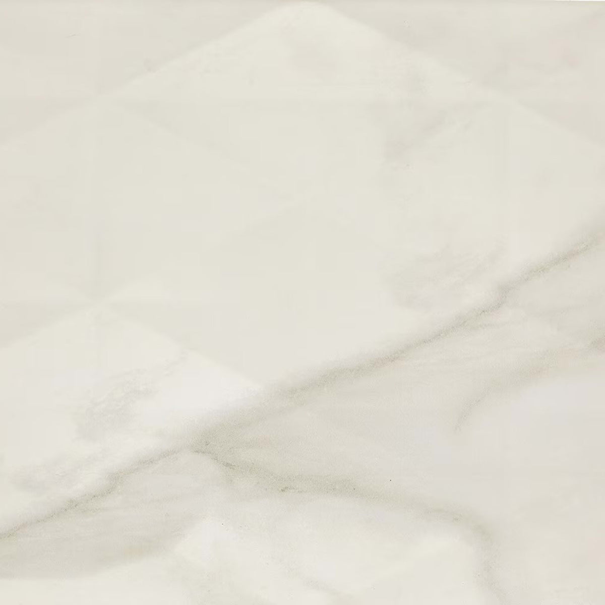 Perpetuo in Brilliant White Geometric 12x24 Tile