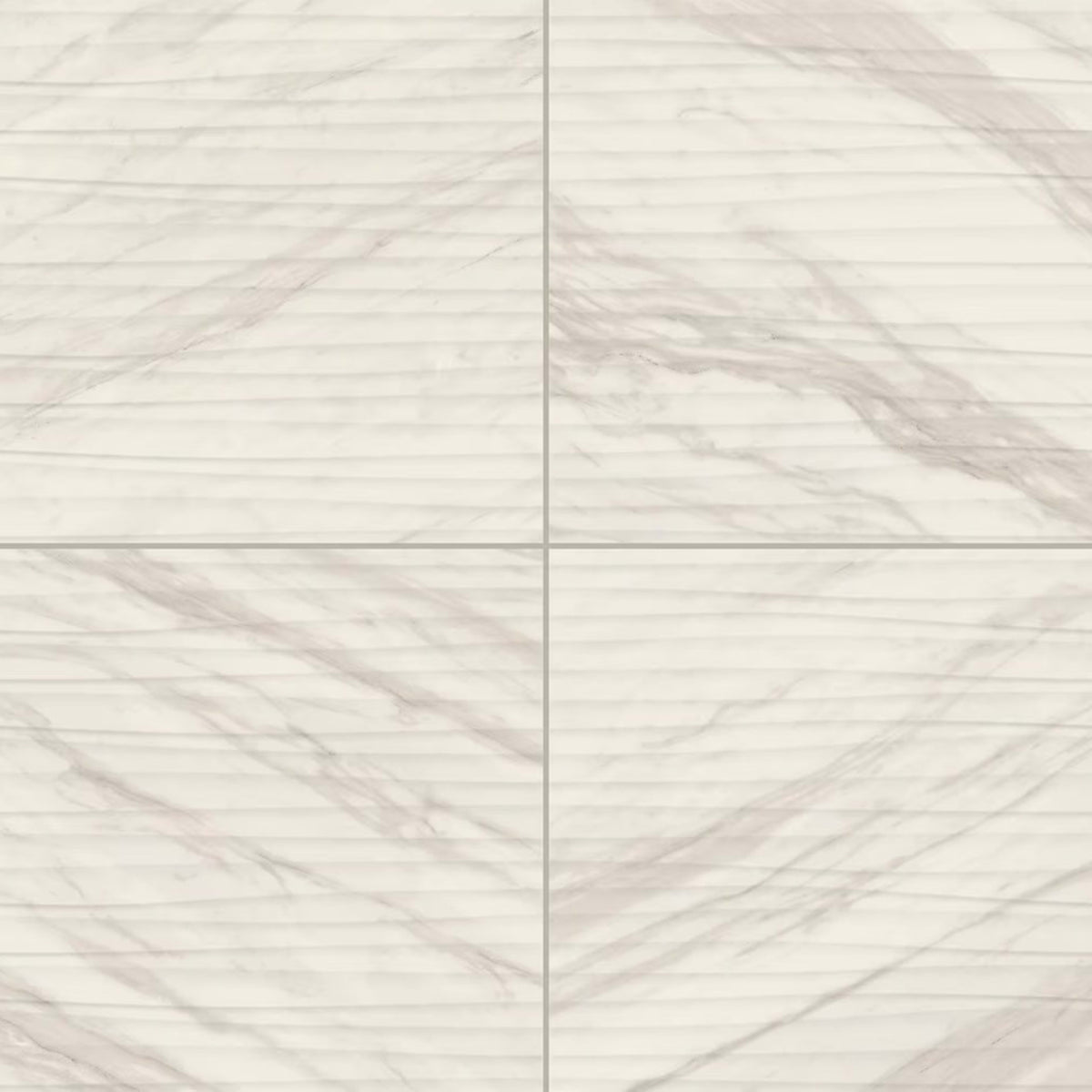 Perpetuo in Timeless White Wave 12x24 Tile