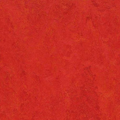Marmoleum Modular in Scarlet Vinyl Sheet Goods