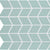 Color Wheel Retro in Spa Chevron Tile