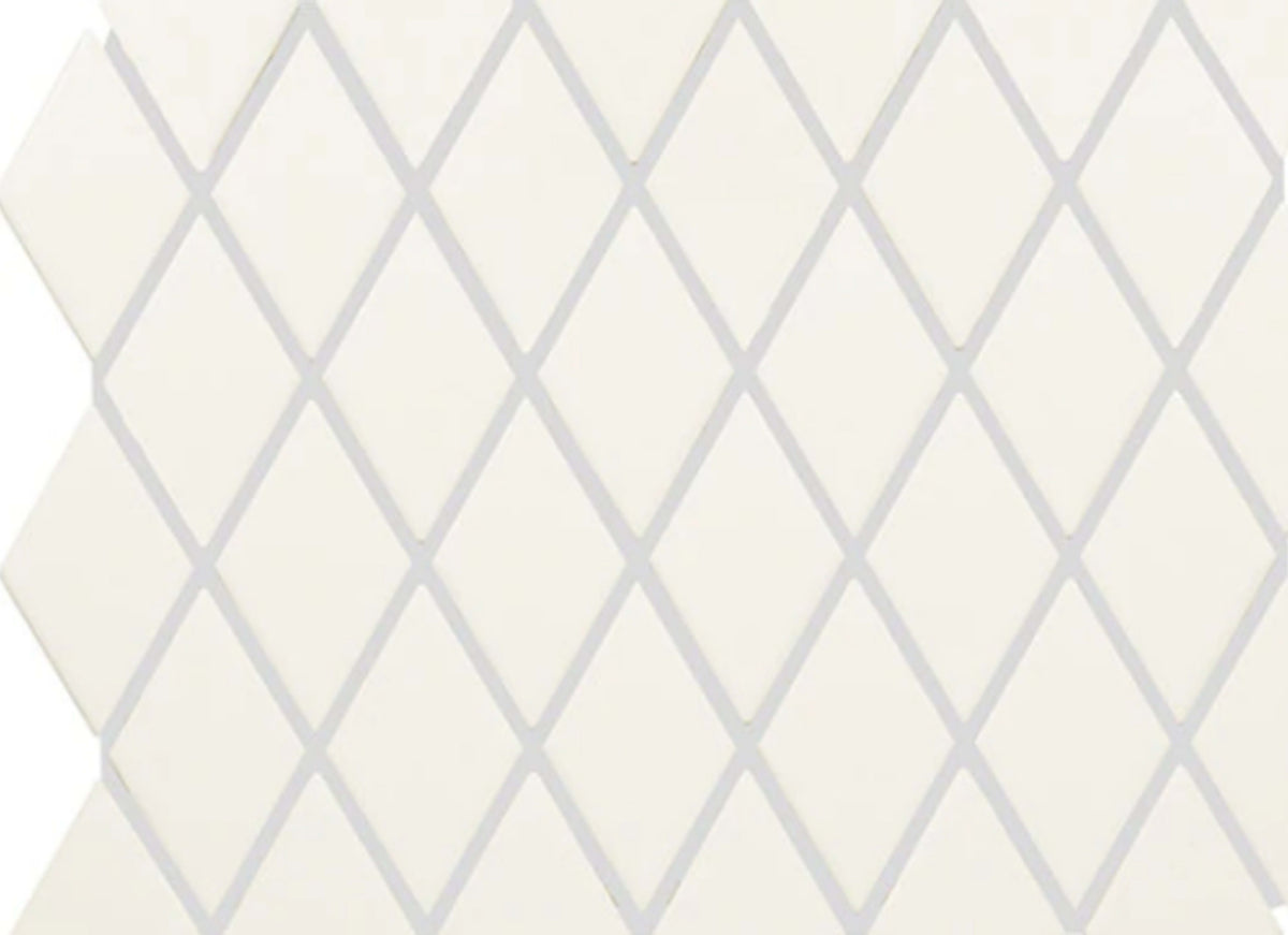 Color Wheel Retro in Matte Arctic White Harlequin