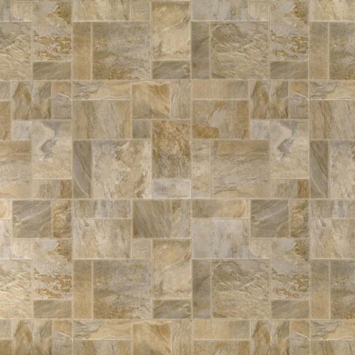 City Plaza in Quartzite - Silver Vinyl Sheet Goods