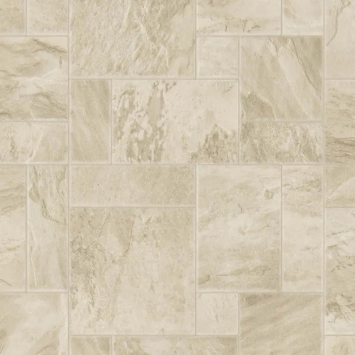 City Plaza in Stone - Gold Vinyl Sheet Goods