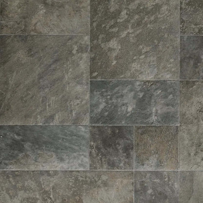 Landmark in Greystone - Silver Vinyl Sheet Goods