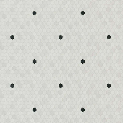 Penny Lane in White Quartz W/Basalt - Platinum Vinyl Sheet Goods