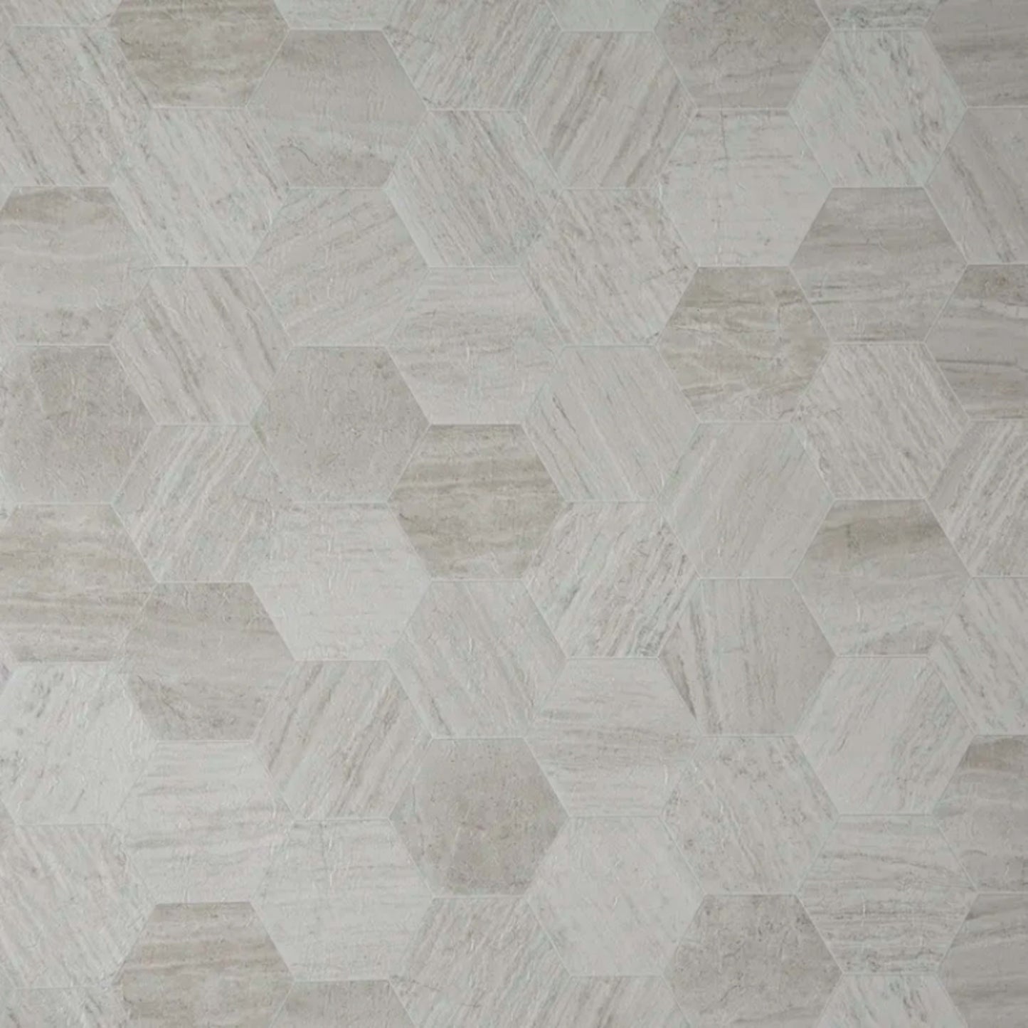 Hive in Pollen - Silver Vinyl Sheet Goods