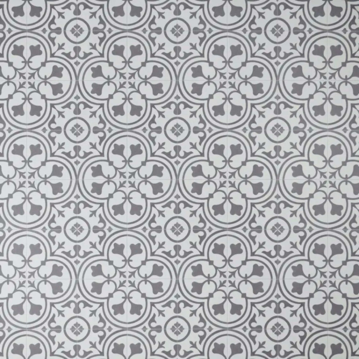 Deco in Wrought Iron - Silver Vinyl Sheet Goods