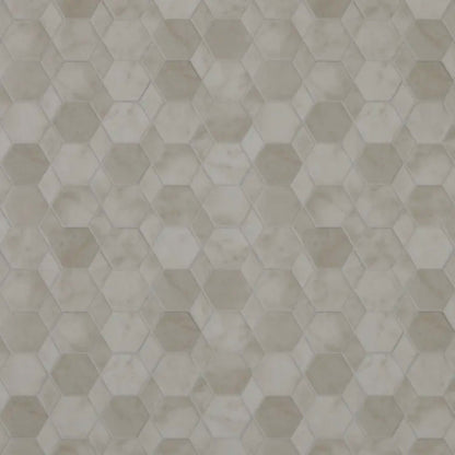 Oceana in Shell - Silver Vinyl Sheet Goods