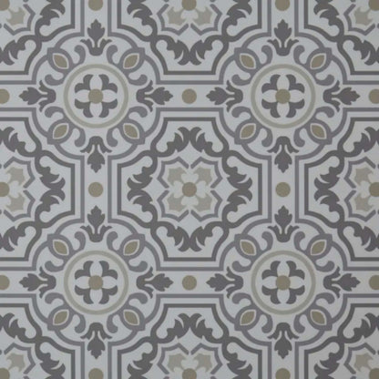 Tapestry in Linen - Silver Vinyl Sheet Goods