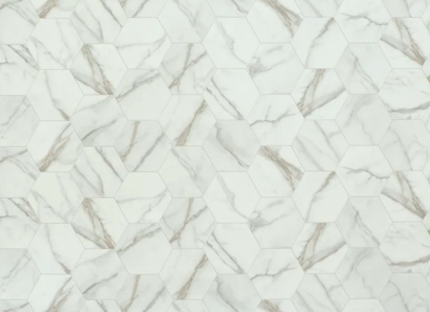 Carrara in Pearl - Gold