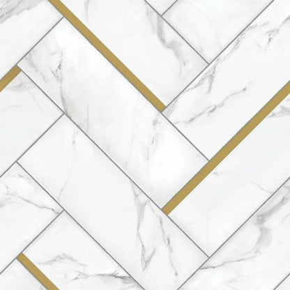 First Class in Calacatta Vinyl Sheet Goods