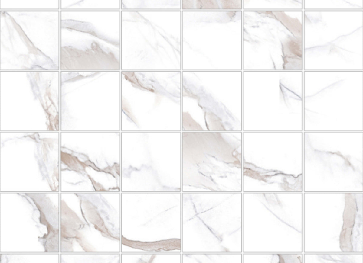 Mosaic Calacatta - Square in Bronze