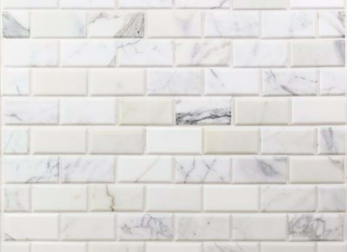 Calacatta in Close Out - Calacatta 2x4 Beveled