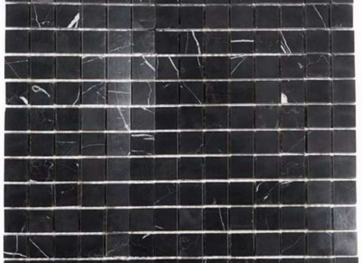 Nero Marquina in Nero Marquina 3 / 4 X 3 / 4 Squares
