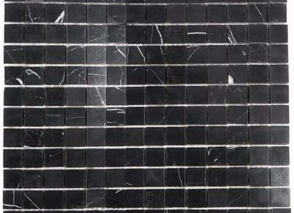 Nero Marquina in Nero Marquina 3 / 4 X 3 / 4 Squares