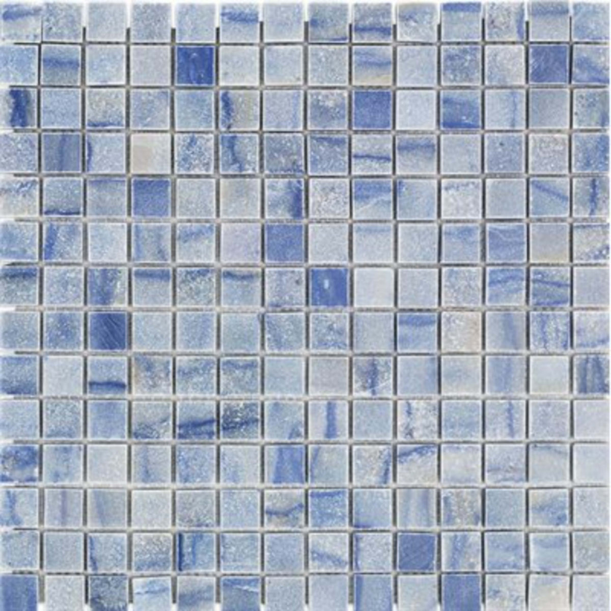 Blue Macauba in Blue Macauba .75x.75 Squares Natural Stone