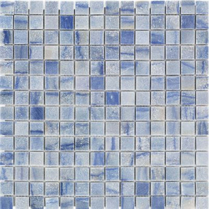 Blue Macauba in Blue Macauba .75x.75 Squares Natural Stone
