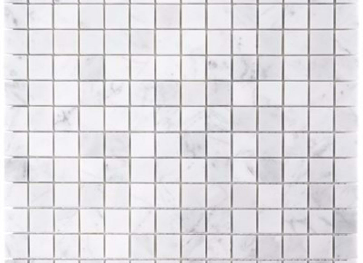 White Carrara in White Carrara 3 / 4x3 / 4 Squares