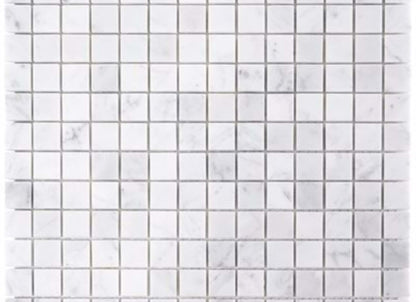 White Carrara in White Carrara 3 / 4x3 / 4 Squares
