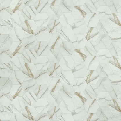 Benchmark - Carrara in Ivory Vinyl Sheet Goods