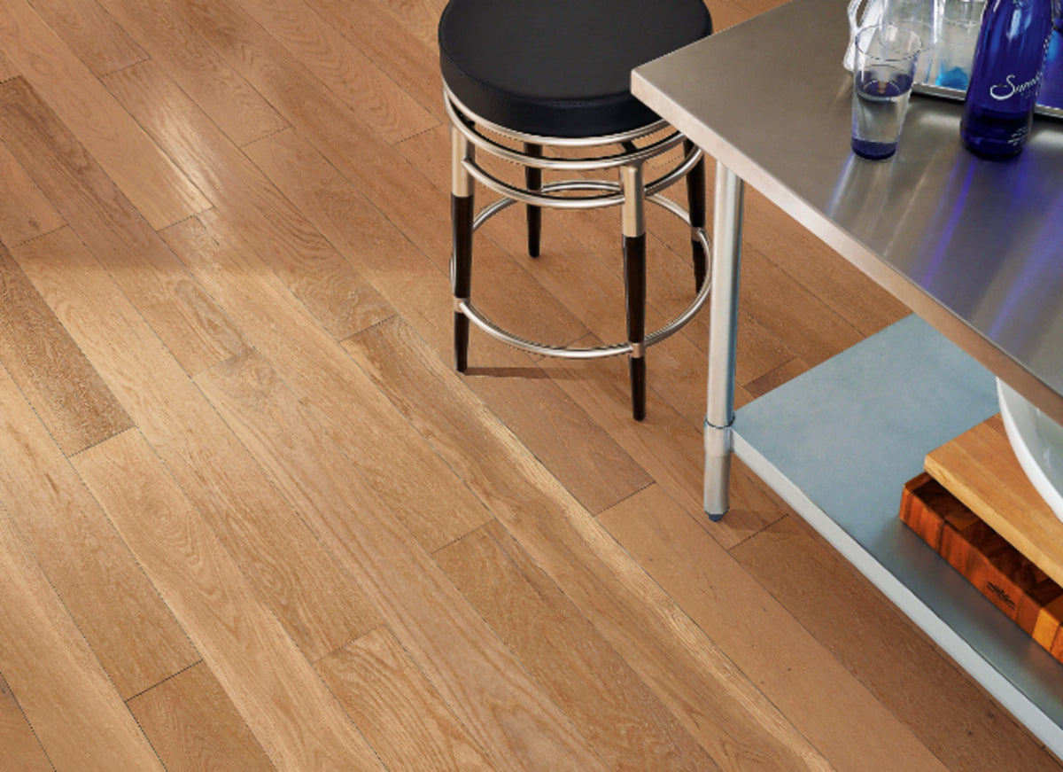Prime Harvest Northern Red Oak Engineered in Oceanside Gray 5"