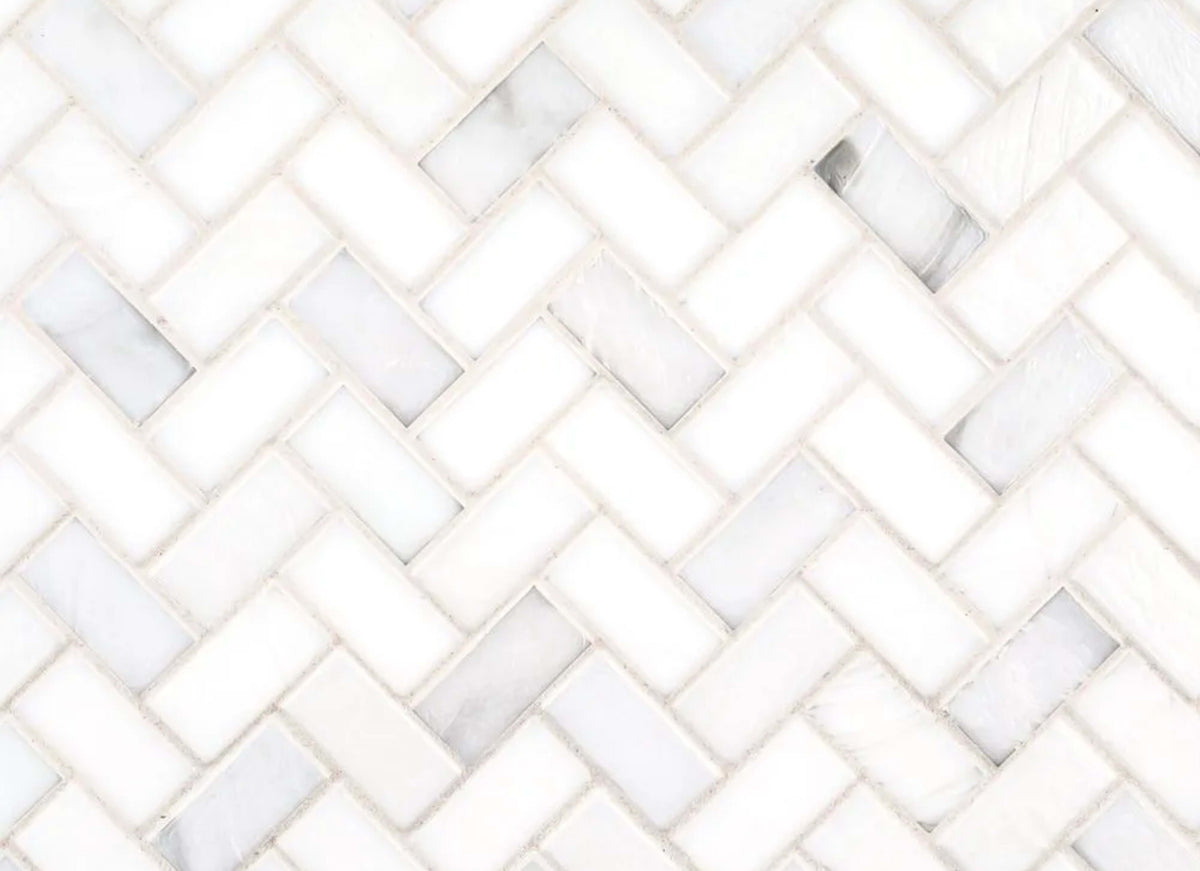 5/8" Herringbone Blend Mosaic in Neko