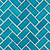 5/8" Herringbone Border Mosaic in Kotor Glass Tile
