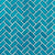 5/8" Herringbone Mosaic in Kotor Glass Tile