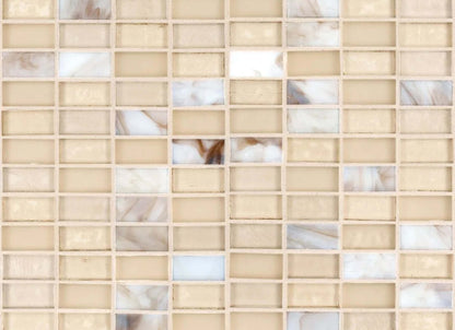 5/8" Stack Brick Blend Mosaic in Venice