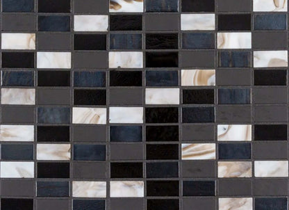 5/8" Stack Brick Blend Mosaic in Waimea