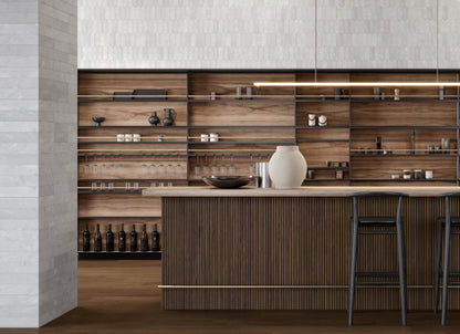 Aura Fresca in Herringbone Mosaic Honed