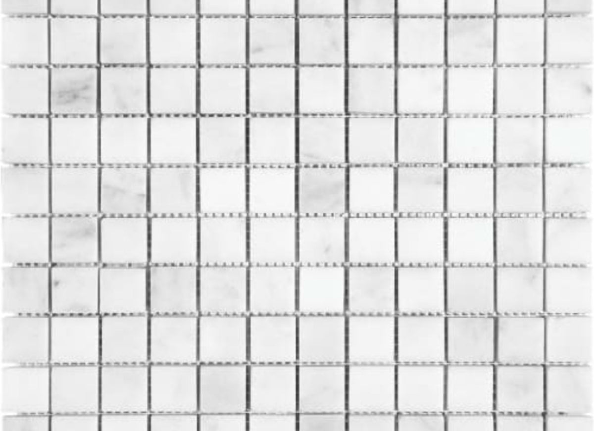 Bianco Venatino in 1x1 In Honed